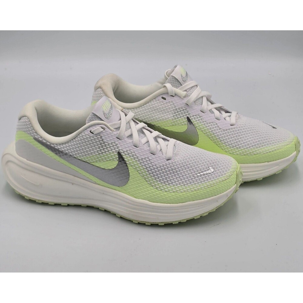 Nike Revolution 8 Women's 6.5 White Silver Running Shoes HJ8485-100 No Box